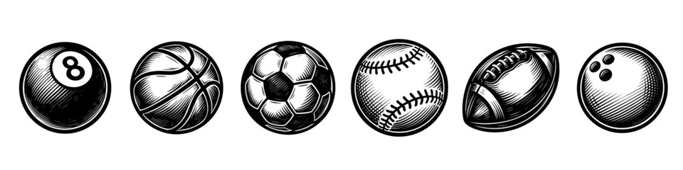 Sport ball icon. Sports vector