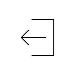 logout, quit, exit, sign out icon