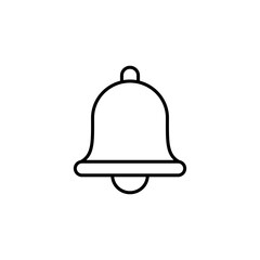 notification bell interface icon vector
