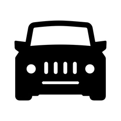 car glyph icon