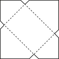 Origami Instructions  Creating a Diamond-Shaped Paper Model with Simple Folds