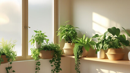 Indoor plants home decor potted plants green plants house plants window plants shelf plants interior design