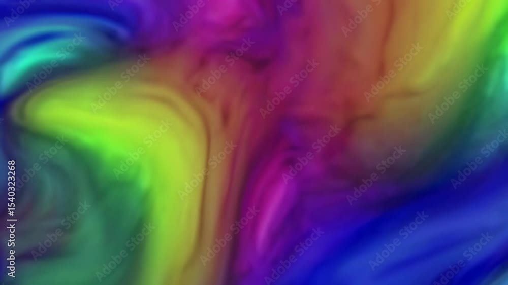 Poster a soft, wavy gradient from neon green to neon blue that fades out should have no sharp edges and all