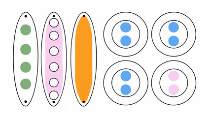 Abstract Colorful Shapes and Patterns