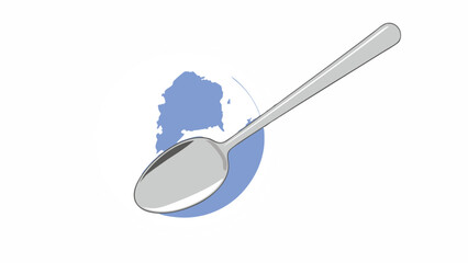 Spoon Over Antarctica Map