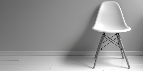 white chair in a room