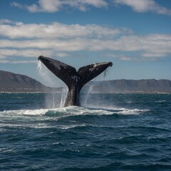 Fototapeta premium humpback whale tail