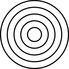 Dynamic lines and circles. Technology concept