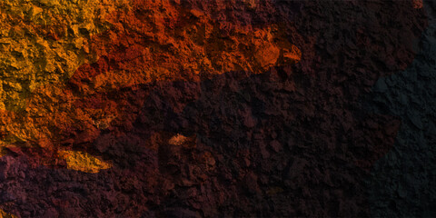 Orange and dark blue marble textured background