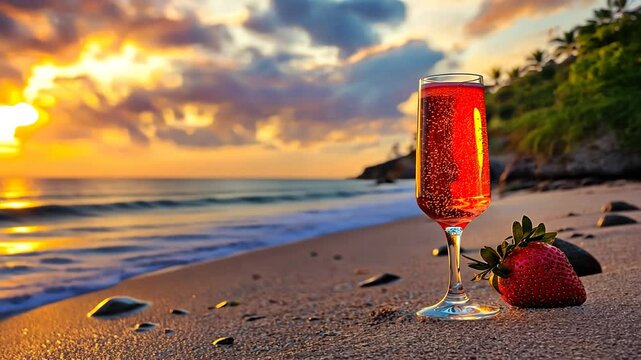 rossini cocktail sunset delight orbit left zoom out video