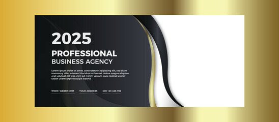 Modern Clean Banner Design Template for Business and Advertising