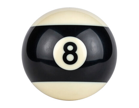  8-ball billiard ball