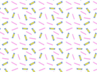 Simple line drawings arranged in groups