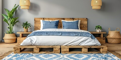bed in bedroom