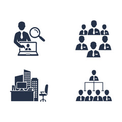 Office and corporate environment set