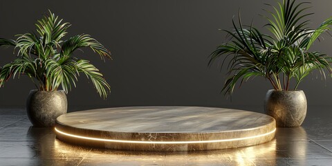 palm tree on the table