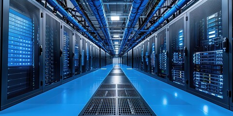 server room in a row