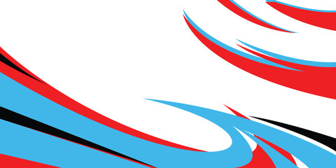Obraz premium modern colorful wavy background vector
