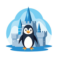 Ice castle penguin
