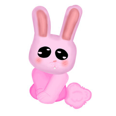 Pink bunny rabbit