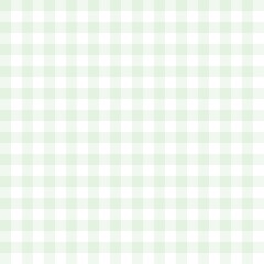 Light green gingham seamless pattern with classic checkered squares