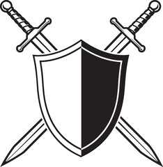 Crossed Swords and Shield A Symbol of Protection and Valor