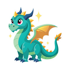 Magic book dragon