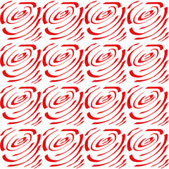 Abstract red spiral pattern on white background  