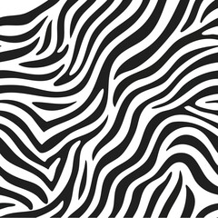 Seamless Zebra Stripe Pattern in Dark Grey Tones for Fashion and Graphic Design Projects
