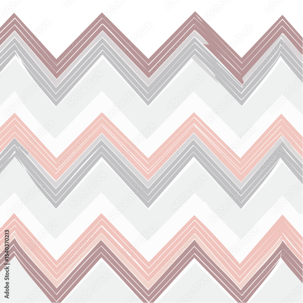 Poster chevron zigzag lines pattern with soft pastel colors artistic abstract background graphic design tem