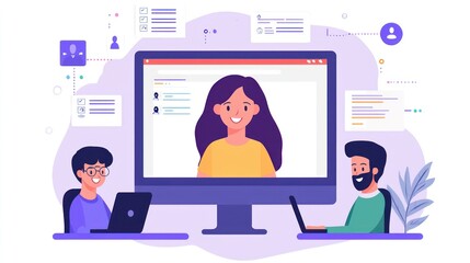 chat support representative handling multiple customer chat sessions while maintaining a high level of professionalism