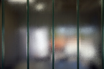 
Frosted glass background on interior window