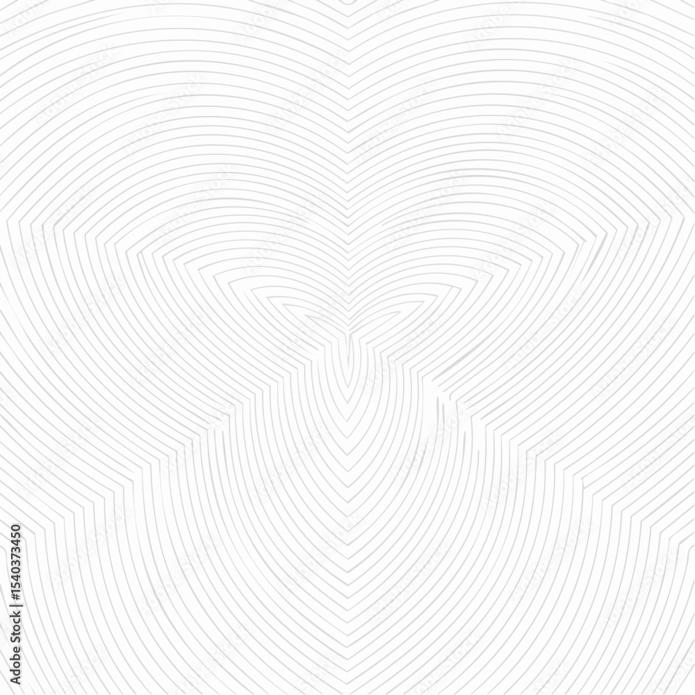Poster abstract white background with concentric geometric shapes and minimalist lines