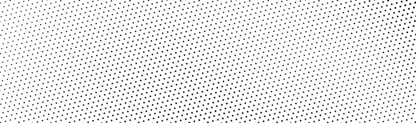 halftone dots. Black dots on white background. using smaller dots for lighter areas and larger ones for darker regions. This pattern will create a dynamic visual texture, perfect for backgrounds