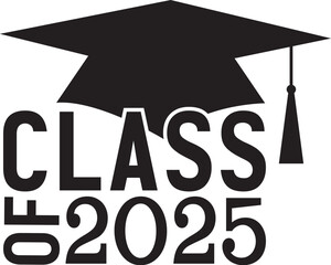 Class of 2025 Graduation Cap Design, Celebration, Achievement