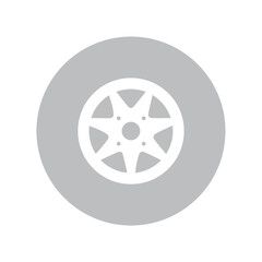 Obraz premium tire wheel icon