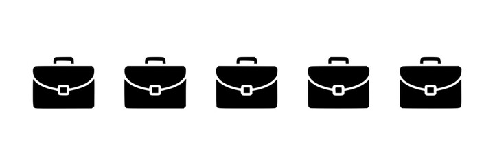 black briefcase icons