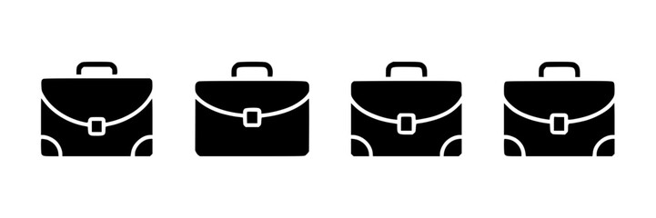 black briefcase icons