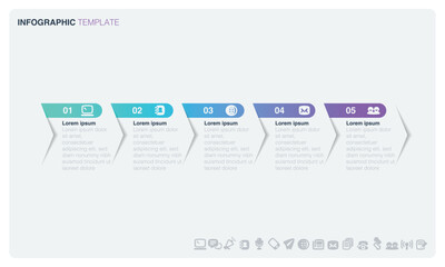 Fototapeta premium Infographic Template