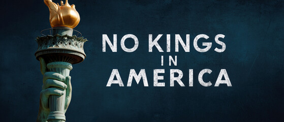 Protesting social justice liberty island art urban environment ground view political concepts for awareness