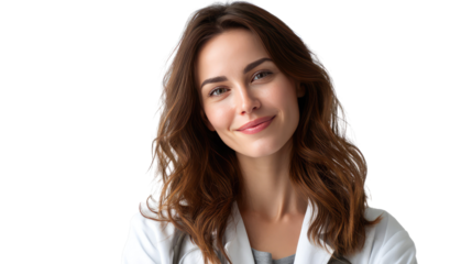 Radiant Caregiver: A portrait of a kind and compassionate health worker, exuding warmth and trust, ready to extend a helping hand and provide comfort.