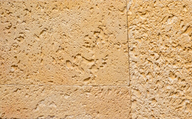 Beige stone material rough texture pattern background