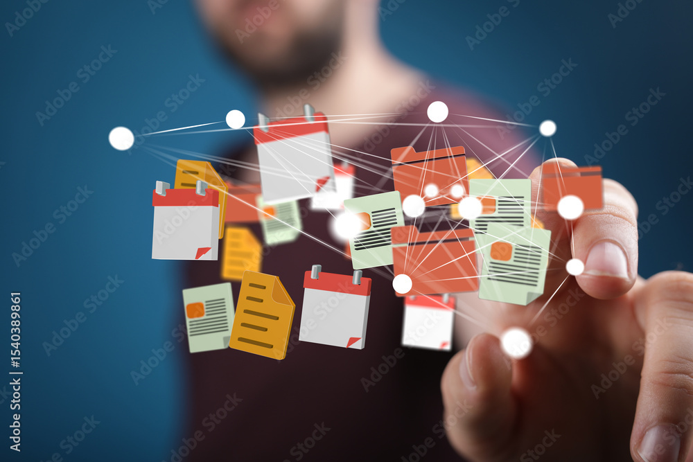 Poster Improve workflow with efficient file and calendar management. Streamline tasks, boost productivity.