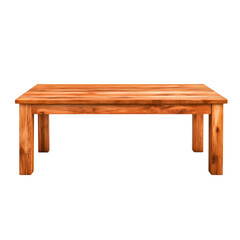 Rustic Wooden Table with Simple Design for Cozy Dining Spaces and Interior Decor