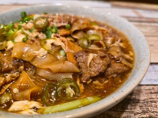 Kwetiau Beef Noodle Hor Fun Soup