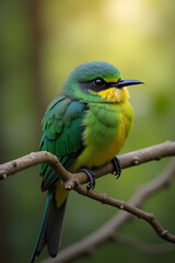 Fototapeta premium blue and yellow macaw