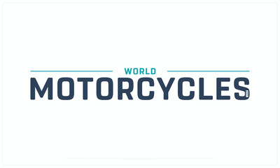 World Motorcycles Day design on white background, Typographic Design of World Motorcycles Day, Vector Design of World Motorcycles Day, World Motorcycles Day
