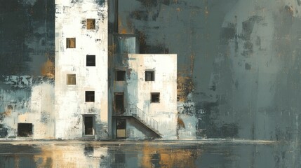 Abstract Urban Structure with Reflection