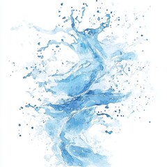Fototapeta premium Abstract water splash art