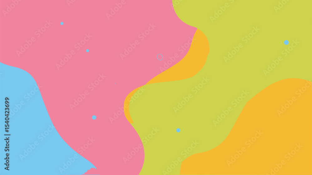 Poster abstract shapes flow creating vibrant colorful gradient background design graphic